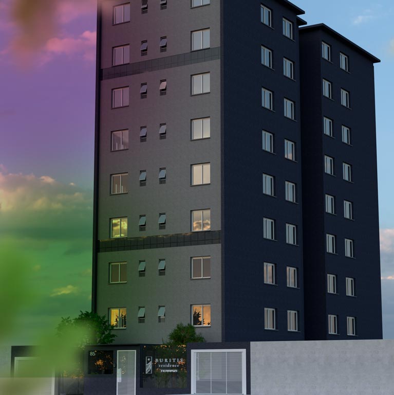 Perspectiva da fachada