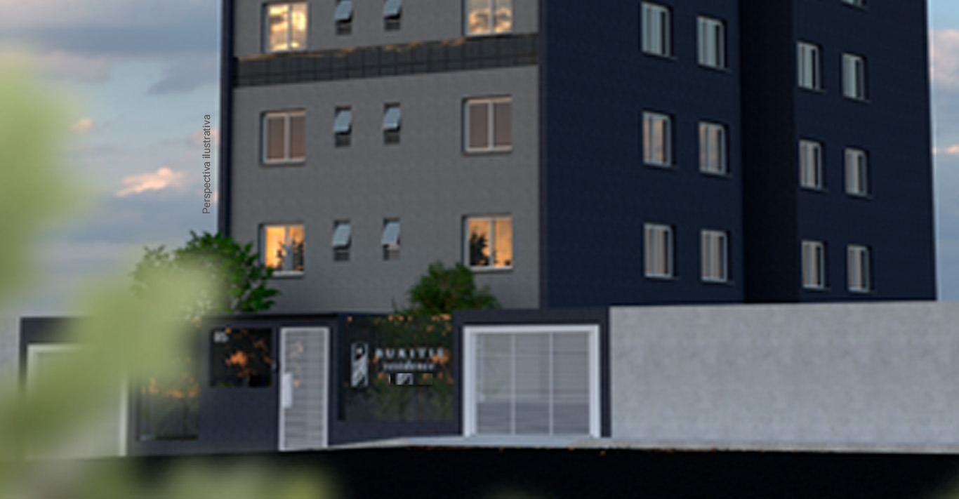 Fachada do Buritis Residence ao entardecer
