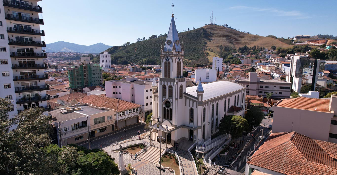 Vista aérea de bairro planejado desenvolvido pela Altazzi